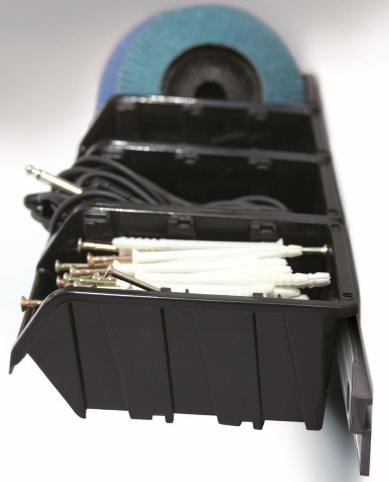 Kistenberg, zestaw pojemników warsztatowych, Bineer short, 10 szt., czerwony