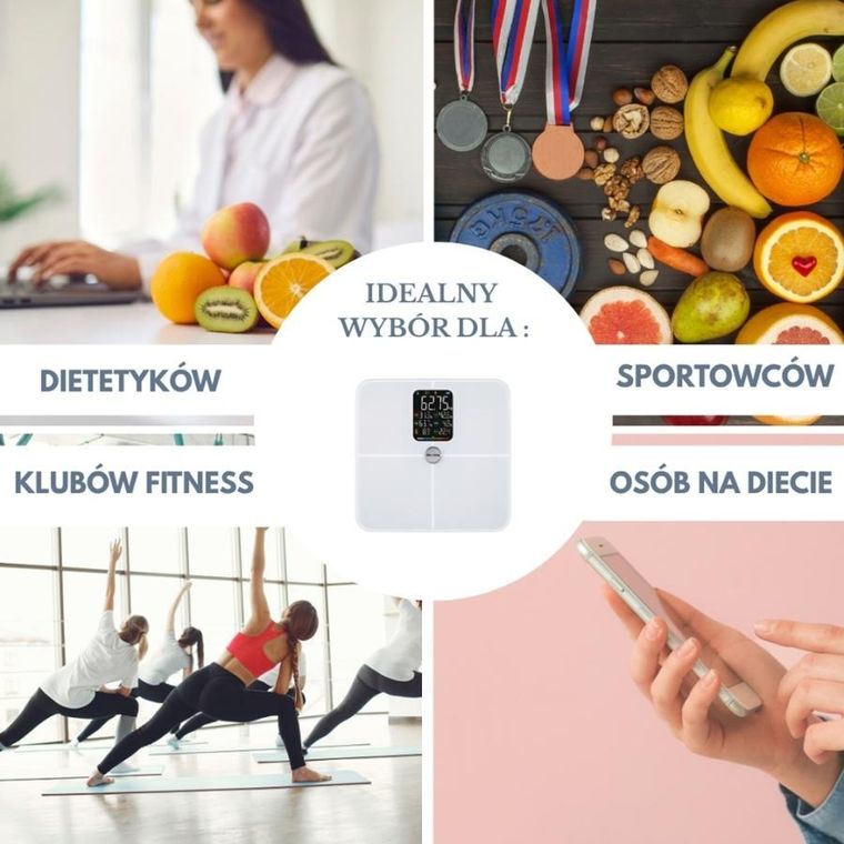 Klausberg, analityczna waga łazienkowa, smart, ios android, kb-7941