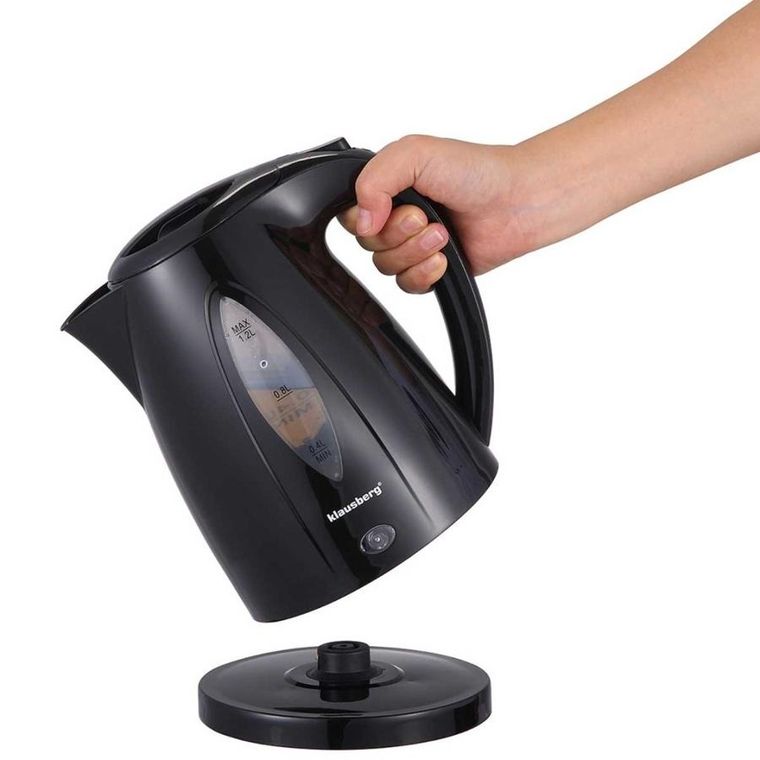 Klausberg, czajnik elektryczny, czarny, 1,2l, KB-9001