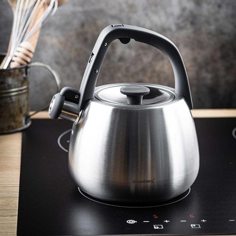 Klausberg, czajnik stalowy z gwizdkiem, 2.5l