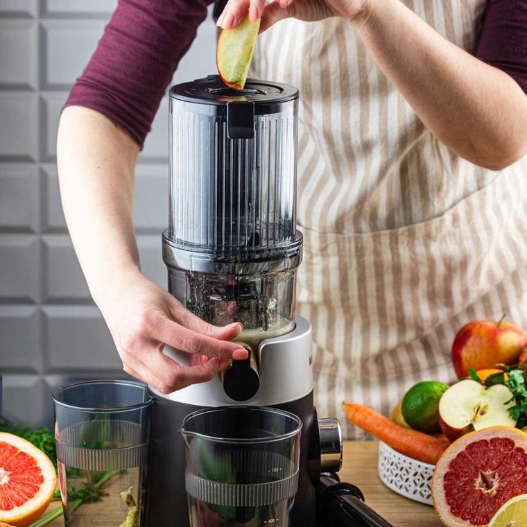Klausberg, sokowirówka, wyciskarka wolnoobrotowa, pionowa, czarna, KB-7871