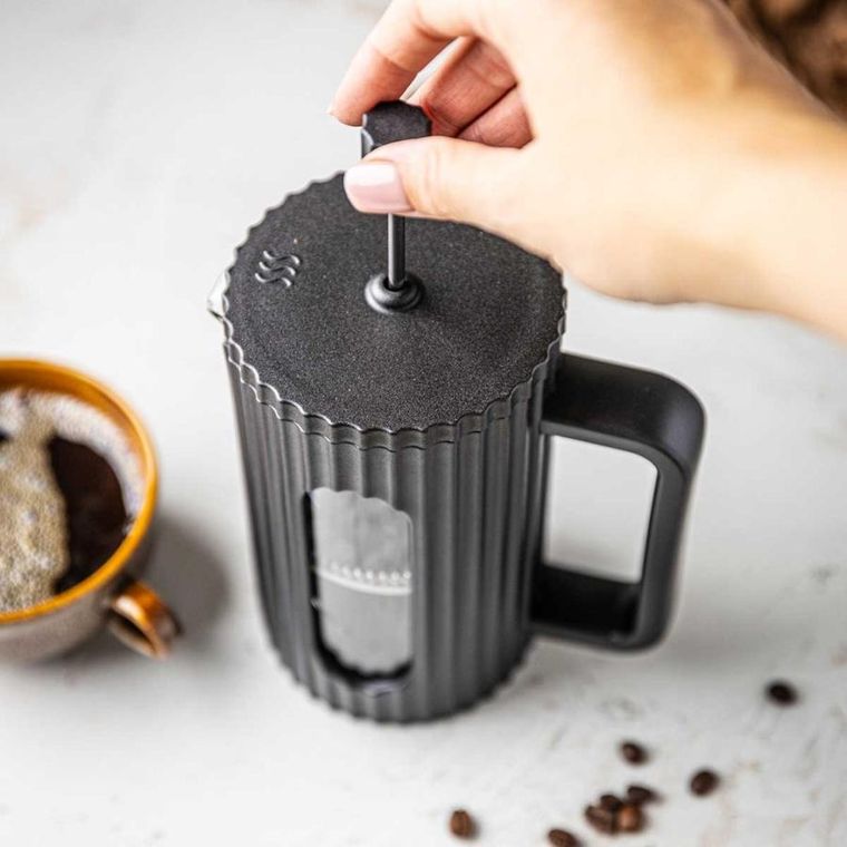 Klausberg, zaparzacz tłokowy do kawy/herbaty, czarny, 600 ml