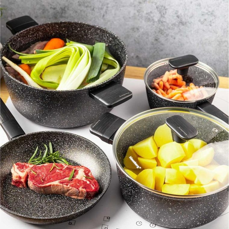 Klausberg, zestaw garnków marmurkowych, 12 elementów