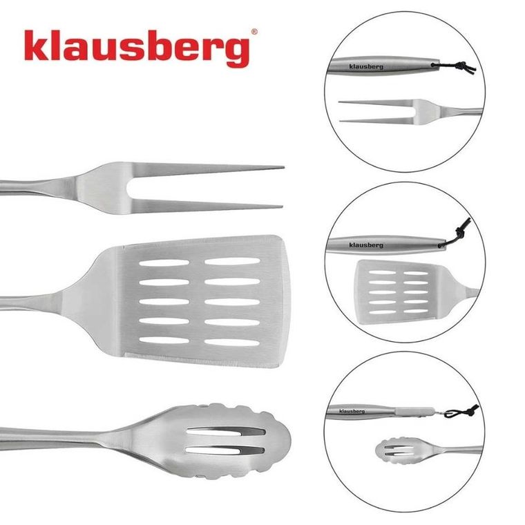 Klausberg, zestaw przyborów do grilla, KB-7900