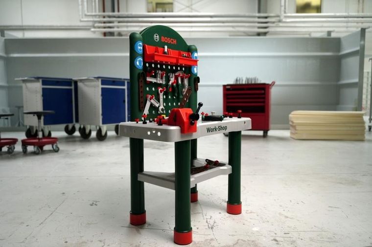 Klein, Bosch, Warsztat z narzędziami budowlanymi, 82 elementy