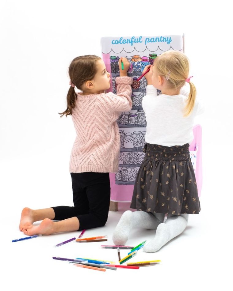 Kleks&Friends, Mały Kucharz, Kuchnia do zabawy, pokrowiec na krzesło