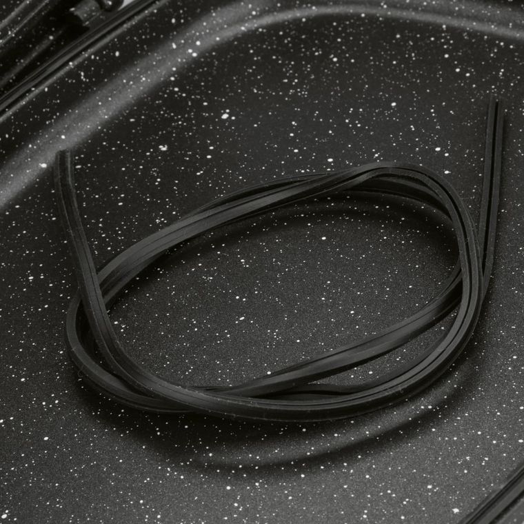 Könighoffer, Doppio Marble, patelnia grillowa dwustronna, marmurowa, 32-24 cm