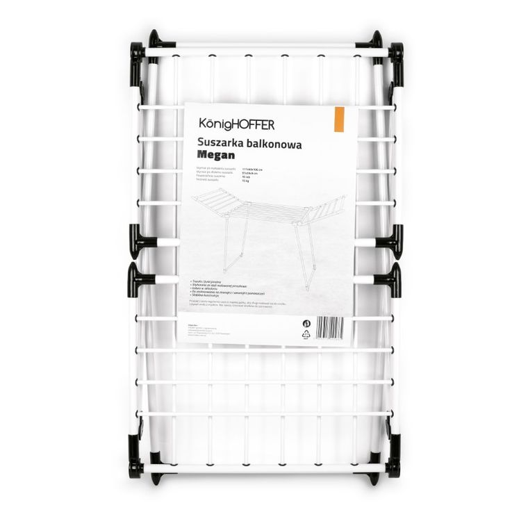 Könighoffer, Megan, suszarka balkonowa, 168-60-108 cm