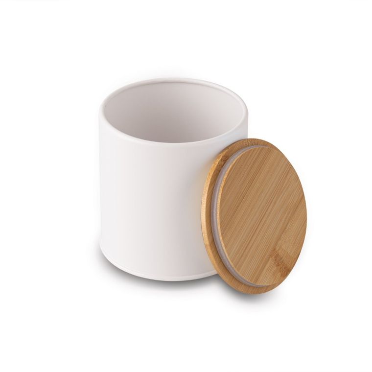 Könighoffer, Volano, chlebak metalowy z 3 pojemnikami, biały