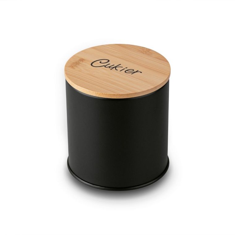 Könighoffer, Volano, chlebak metalowy z 3 pojemnikami, czarny