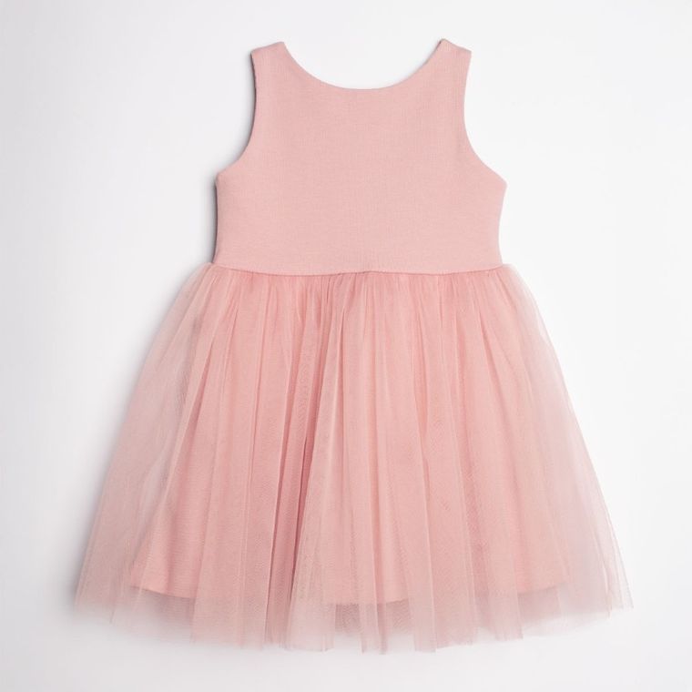 Komplet dziewczęcy, Sukienka, Bolerko, różowy, Nicol