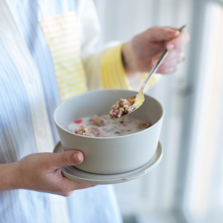 Koziol, miska z pokrywką, Connect, 0.4l, Desert Sand