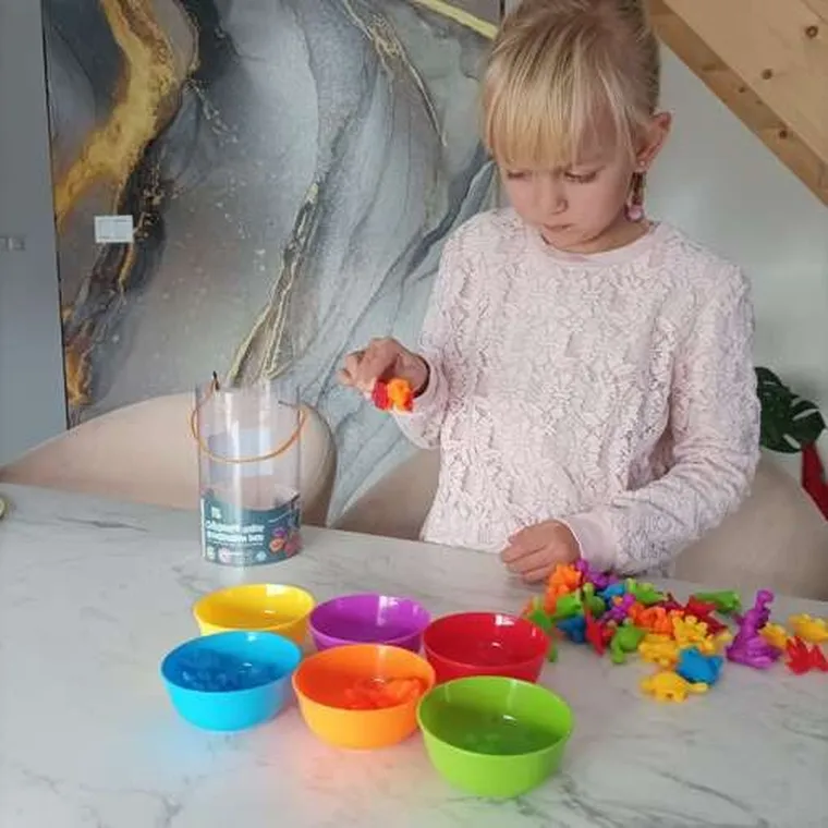 Kruzzel, dinozaury, zestaw do nauki liczenia