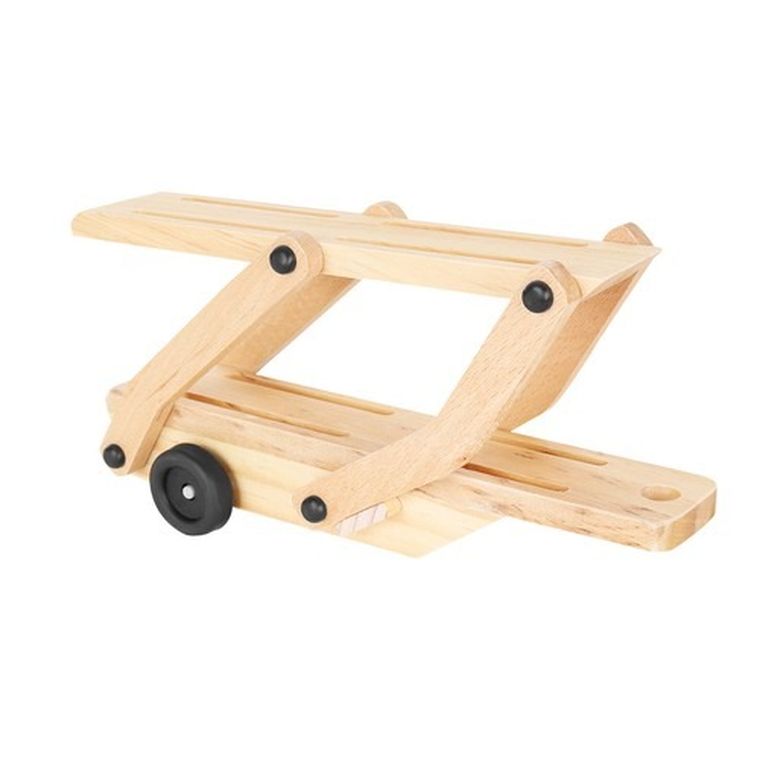 Kruzzel, tir z lawetą i samochodzikami, drewniany