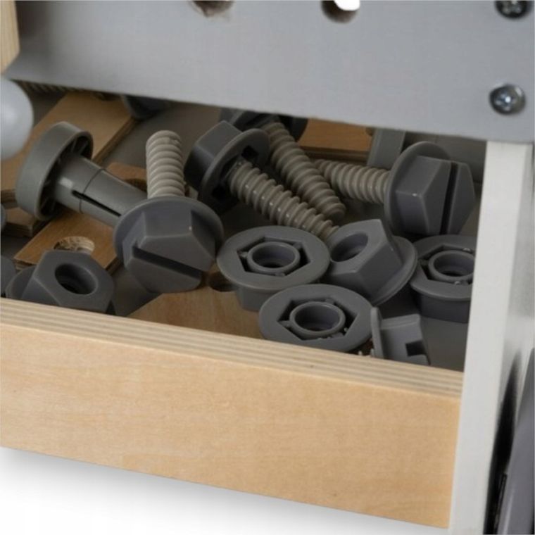 Kruzzel, warsztat z akcesoriami 3w1, drewniany