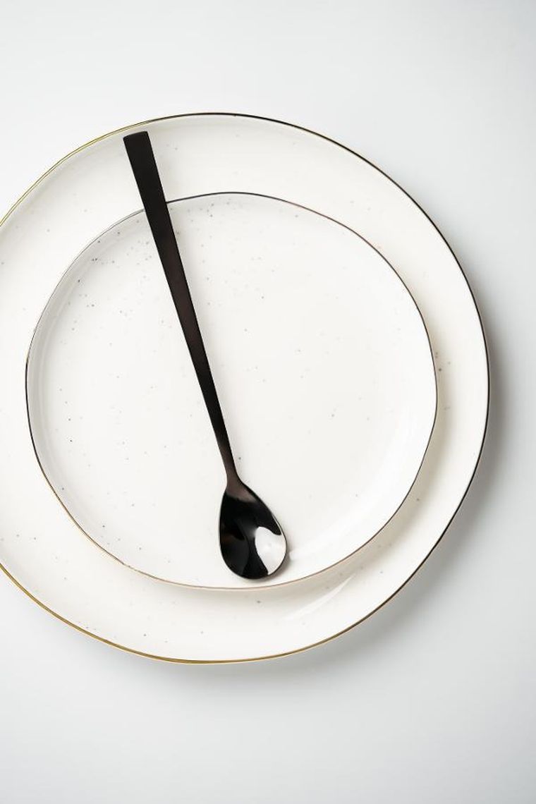 Kulig, Piano, komplet widelczyków do ciasta, Black, 6 szt.