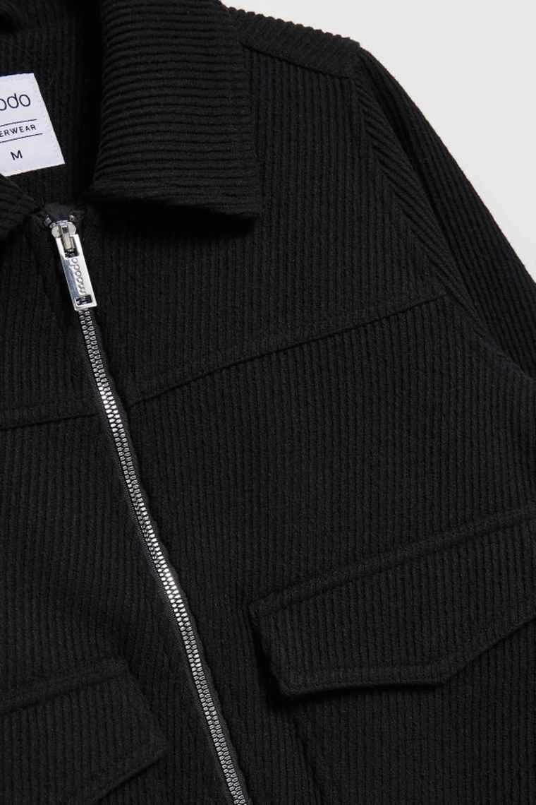 Kurtka damska, czarna, Moodo