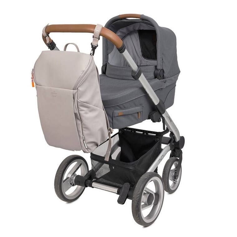 Lassig, Slender Up, Green Label, plecak dla mam z akcesoriami, Taupe