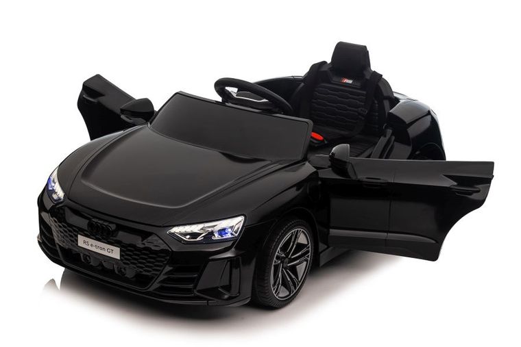 Lean Cars, Audi E-Tron GT, pojazd na akumulator, czarny, QLS-6888
