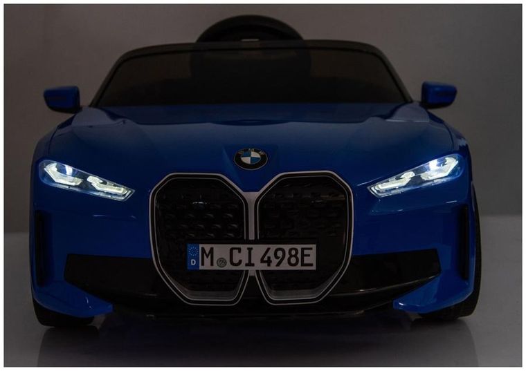 Lean Cars, BMW I4, pojazd na akumulator 4-4, JE1009, niebieski