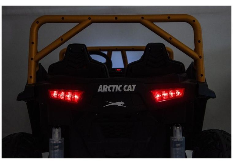 Lean Cars, Buggy Arctic Cat Wildcat XX, pojazd na akumulator, 24V14AH, zielony