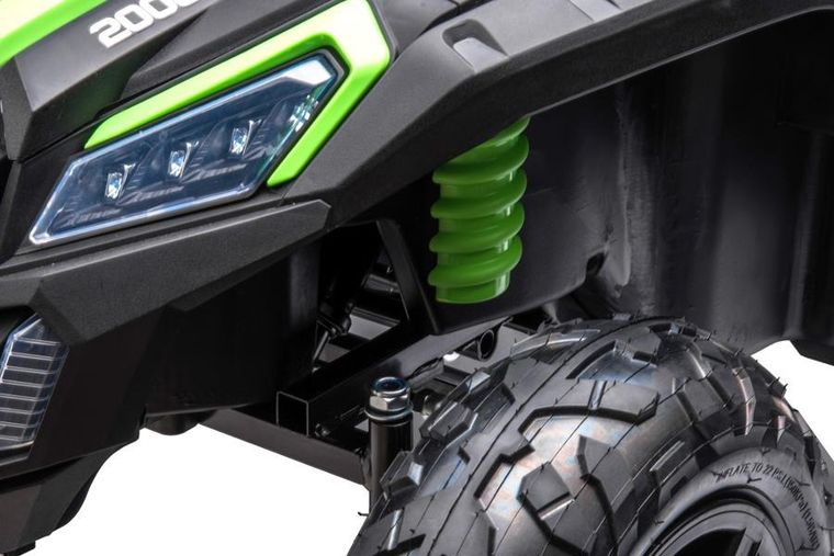 Lean Cars, Buggy Strong, pojazd na akumulator, A032, zielony