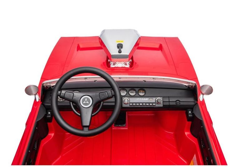 Lean Cars, Dodge Charger R/T, pojazd na akumulator, DLS-K12 24V7Ah, czerwony