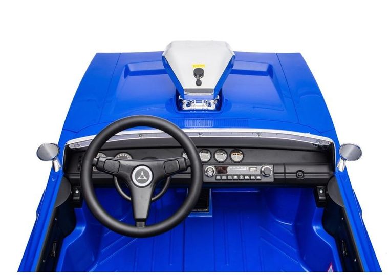 Lean Cars, Dodge Charger R/T, pojazd na akumulator, DLS-K12 24V7Ah, niebieski