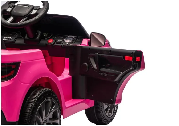 Lean Cars, Land Rover Discovery, pojazd na akumulator, DLS-K06, różowy