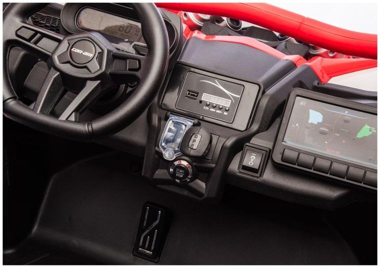 Lean Cars, Maverick Can-Am Turbo RS Strong Air, pojazd na akumulator, czerwony