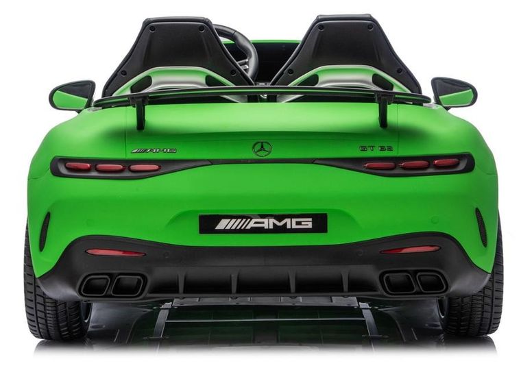 Lean Cars, Mercedes GT63 AMG, pojazd na akumulator, DK-GT63 24V, cichy silnik, matowy zielony