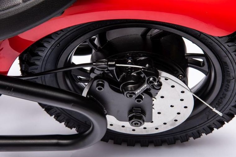 Lean Cars, motor, pojazd na akumulator, A9902 36V, czerwony