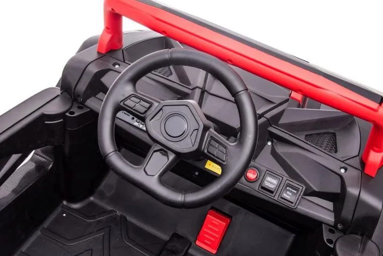 Lean Cars, pojazd na akumulator, YSA036 4-4, czerwony