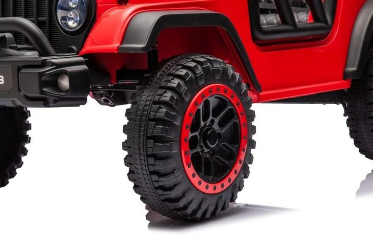 Lean Cars, pojazd na akumulator, YSA8813, czerwony