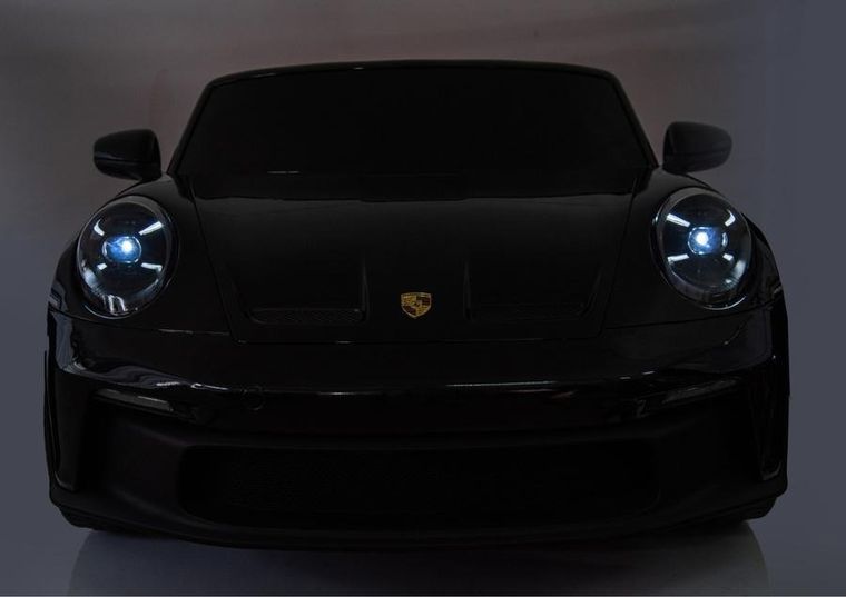 Lean Cars, Porsche GT3, pojazd na akumulator, DK-P911, czarny lakierowany