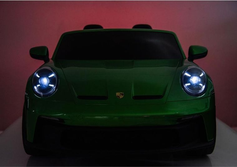 Lean Cars, Porsche GT3, pojazd na akumulator, DK-P911, zielony lakierowany