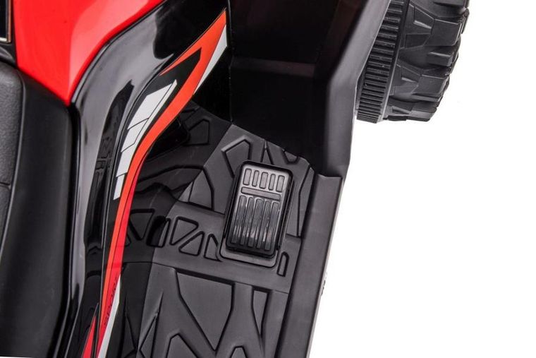 Lean Cars, quad, pojazd na akumulator, HL568, czerwony