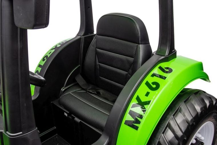 Lean Cars, traktor, pojazd na akumulator, A011 24V, zielony