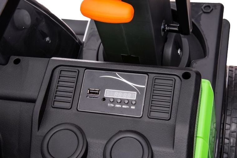 Lean Cars, Volvo, koparka, pojazd na akumulator, DK-VE888, zielony