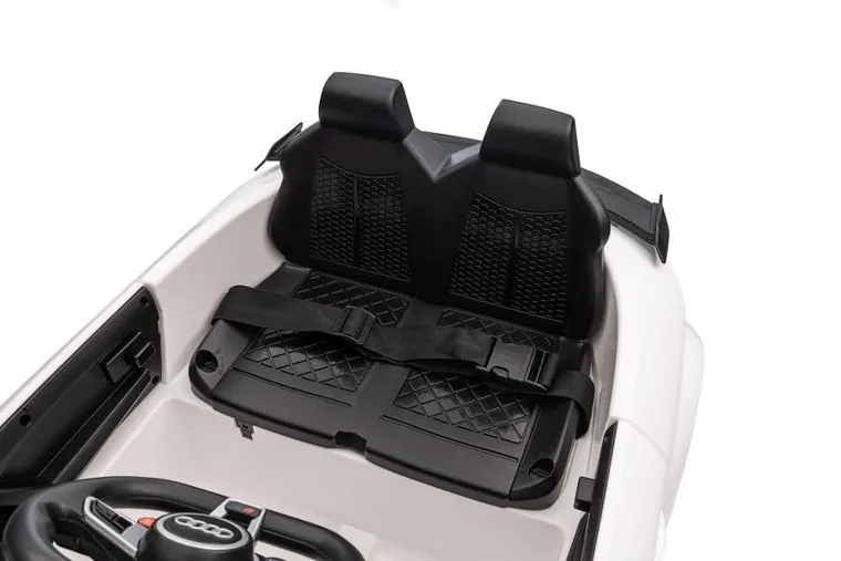 Lean Toys, Audi TT RS, pojazd na akumulator, biały