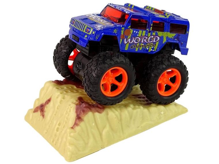 Lean Toys, BigFoot Die-Cast, pojazd z napędem i rampą, 1 szt.