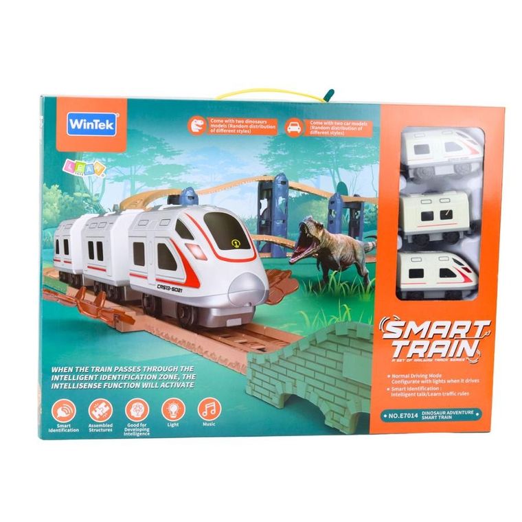 Lean Toys, interaktywna kolejka elektryczna z akcesoriami