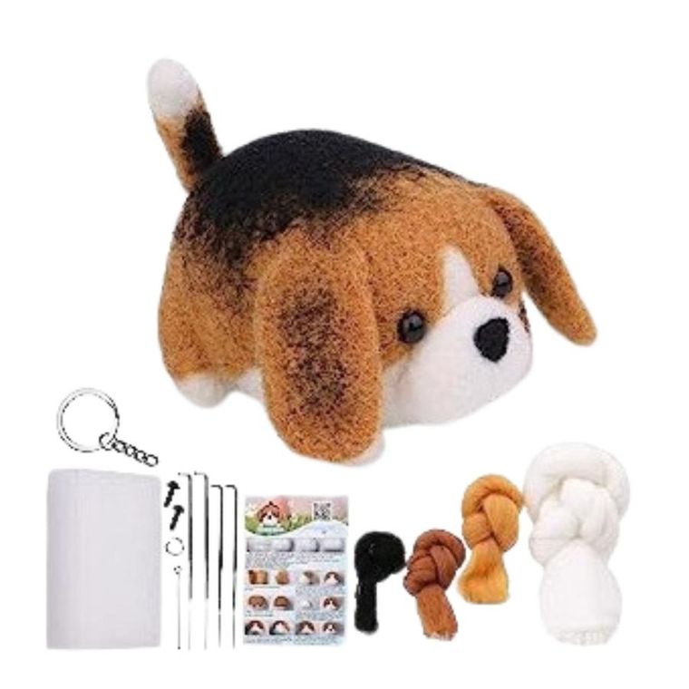 Lean Toys, zestaw kreatywny do filcowania DIY, zwierzak, 1 szt.