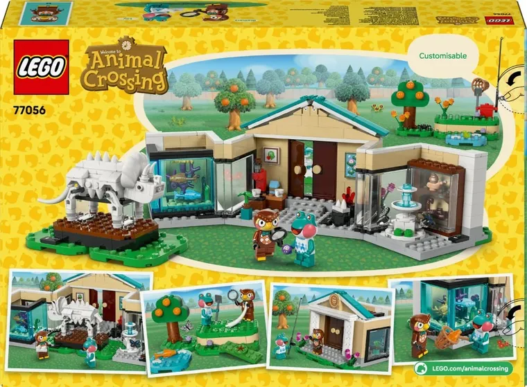 LEGO Animal Crossing, Blathers i kolekcja muzealna, 77056