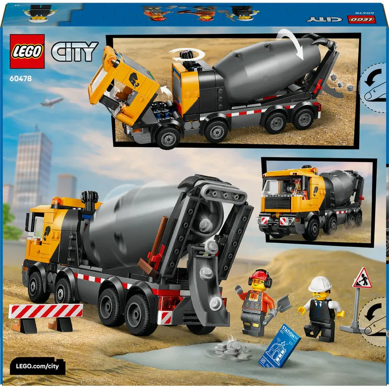 LEGO City, Betoniarka, 60478