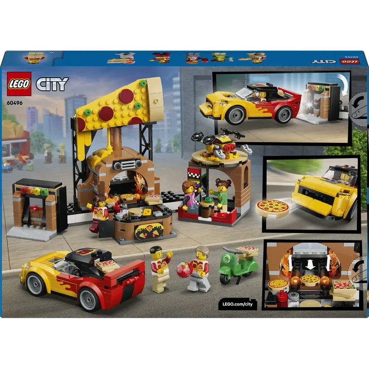 LEGO City, Dostawa pizzy z pojazdami, 60496