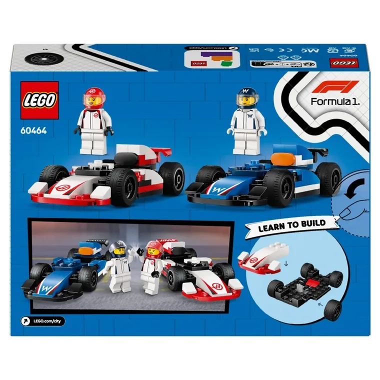 LEGO City, F1 Bolidy Williams Racing i Haas F1, 60464