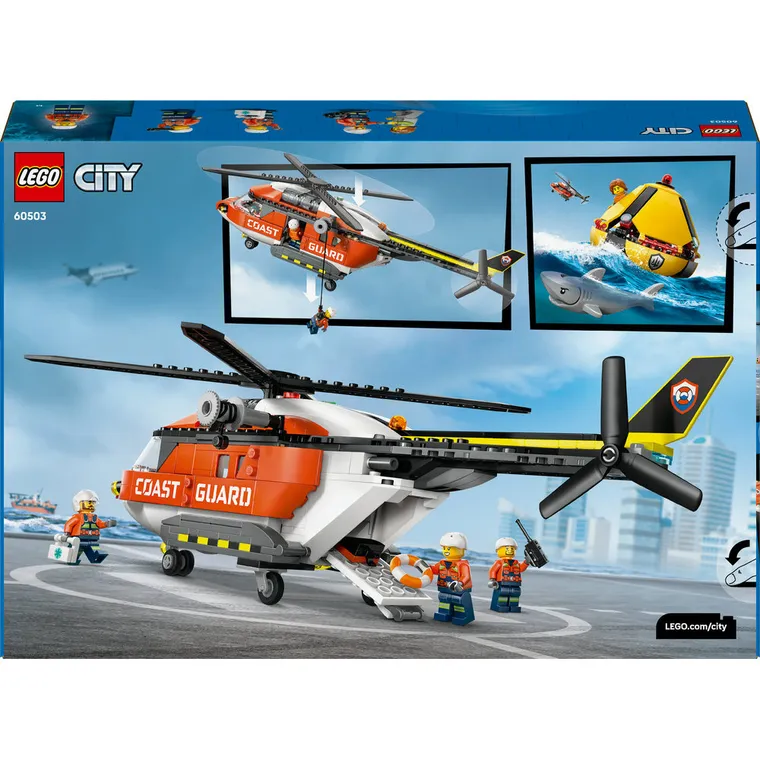LEGO City, Helikopter straży przybrzeżnej, 60503