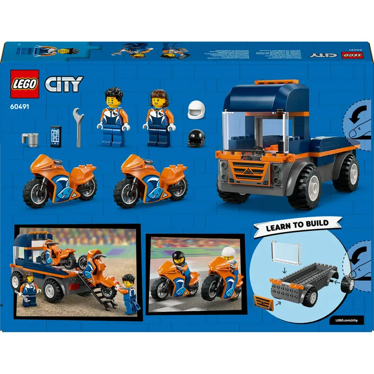 LEGO City, Laweta dla motocykli, 60491