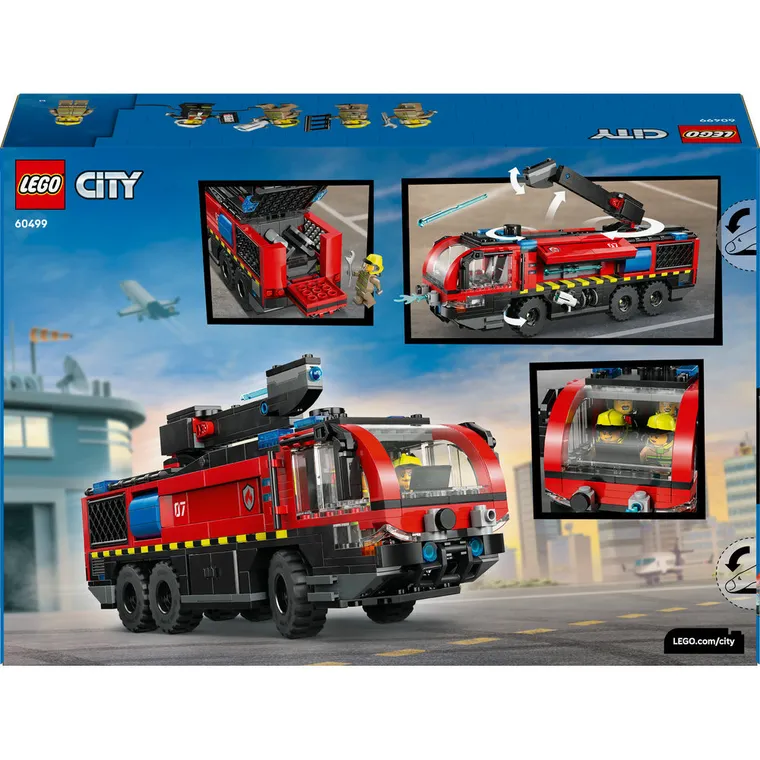 LEGO City, Lotniskowy wóz strażacki, 60499